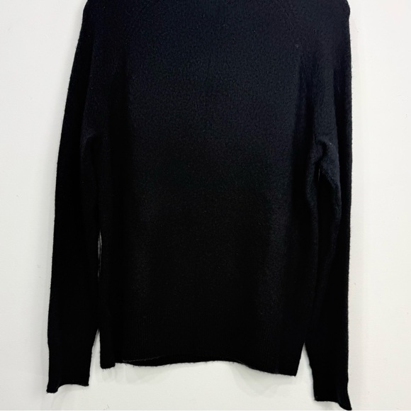 J. Crew Re-Imagined Rollneck Supersoft Merino Wool Alpaca Black Pullover Sweater - Picture 9 of 13
